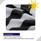 idee-home Outdoor Chair Cushions Set of 2, 17" x 17" D-Shaped - Image 5