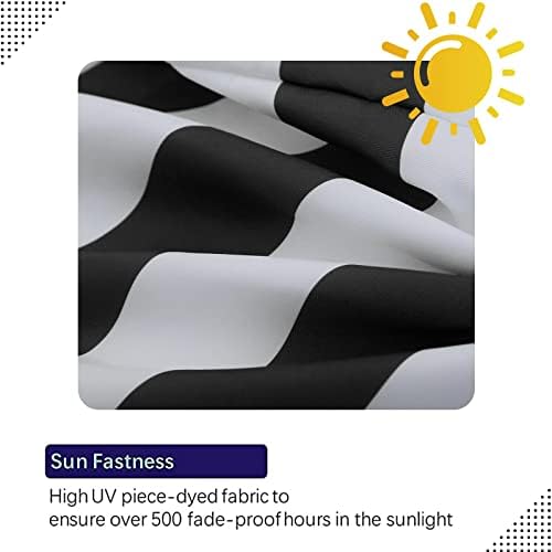 idee-home Outdoor Chair Cushions Set of 2, 17" x 17" D-Shaped - Image 5