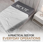 10-Pack Twin 100% Cotton Waffle Blankets, Bulk Box, Hotels & Resorts, White - Image 2