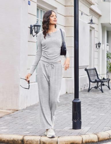 Ekouaer Two Piece Sets for Women Fall Lounge Sets Casual Matching Outfits - Image 4