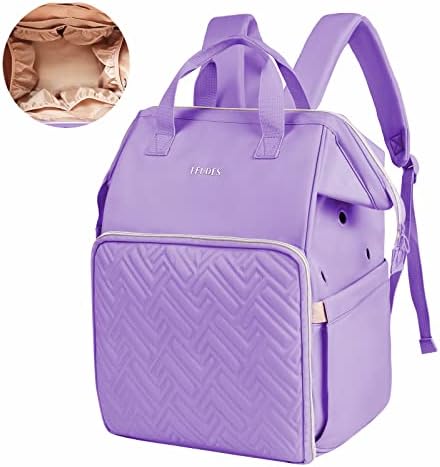 Leudes Crochet Bag Backpack for Yarn Storage Tote Travel Large Knitting Bag - Image 2
