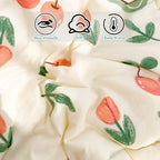 Simple Spring Comforter Full Size, Category A Maternal and Infant Grade Quilt Core - Healthy Warm Comfortable Comforter for Bedroom Living Room Bed Decor(J,200 * 230cm/79 * 91") - Image 2
