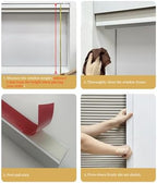 Self-Adhesive Light Gap Blockers for Blinds & Doors, Blackout Strips for Windows, Sleepy Time Roller Shade Side Channels, Decorative Metal Light Blockers, Reduce Light & Improve Sleep,119.3c - Image 7