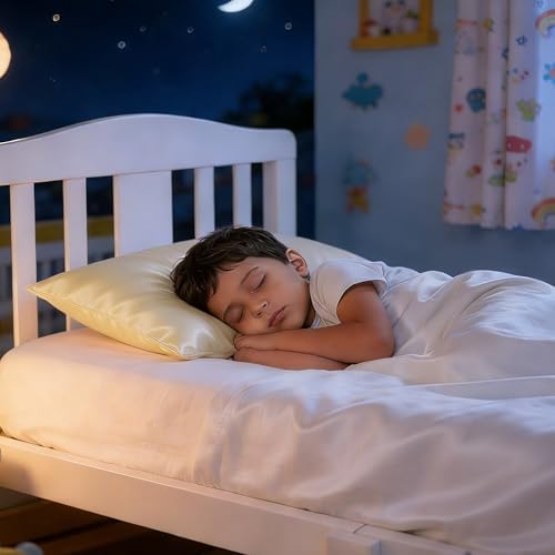 NTBAY Toddler Pillows with Pillowcases Set, 4 Piece 13 x 18, Ivory - Image 5