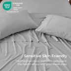 GOKOTTA Soft Pillow Cases Queen Set of 2, Luxury Silky Cooling Pillow Cases for Hot Sleepers, 100% Rayon Derived from Bamboo, Envelope Closure and Reversible Pillowcases for Hair and Face(20"*30") - Image 5