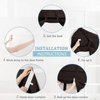 RYB HOME 2 Panels Blackout French Door Curtains for Front Back Glass Door - Image 2