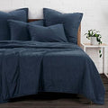HiEnd Accents Stonewashed Cotton 3 Piece King Denim Coverlet Set by HiEndAccents