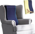 2-in-1 Neck Pillow Lumbar Support Pillow for Recliner Couch& Glider Chair - High Resilient Foam Ergonomic Back Support for High-Back Rocking Chairs, Glider Rocker Replacement Cushions Navy S by HAVARGO