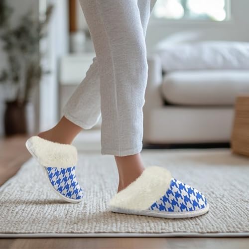Cotton Slippers With Fluffy Edges House Slippers - Image 3