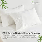 GOKOTTA Soft Standard Pillow Cases, Luxury Silky Cooling Pillow Cases for Hot Sleepers, 100% Rayon Derived from Bamboo, Envelope Closure and Reversible Pillowcases for Hair and Face(20"*26") - Image 6