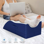 TranquilRelax Leg Elevation Pillows for After Surgery, Wedge Pillow, Blue - Image 5