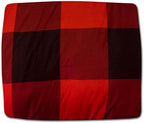 Twin XL Comforter Set with Sheets - 5-Piece Bedding Collection - 1 Comforter, 1 Fitted Sheet, 1 Flat, 2 Pillowcases - Deep Pocket - Soft & Premium Quality - All Seasons, Buffalo Plaid Burgundy/Black - Image 2