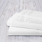 Mocassi King Sheet Set - Luxury Hotel 1800 Premier Bedding Sheets & Pillowcases - Ultra Soft Breathable & Cooling Bed Sheets - Deep Pocket - Wrinkle Resistant - 4 Piece Set - King, White - Image 4