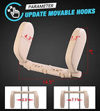JZCreater Car Headrest Pillow, 180°Adjustable Car Headrest, Head Neck Support Pillow, U- Shaped Design, Travel Sleeping Car Headrest, fit for Car Seat with Bar，Ideal for Kids and Adults (Beige) - Image 6