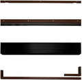 Security Door Seal Kit Aluminum Door Draft Stopper (Copper) Heavy Duty Weather Stripping Door Seal Durable Seal Strip Draft Stoppers for Bottom of Door Sweeps for Interior and Exterior Doors by GuardianBuilt