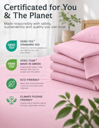 Cal King Size Sheets Set, Cooling & Soft Deep Pocket Bed Sheets, 4PC - Image 7