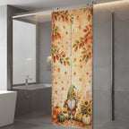 Window Privacy Film Frosted, Thanksgiving Gnomes Static Cling Door Window Covering, Fall Orange Pumpkin Maple Leaves UV Blocking Windows Film for Office, Hotel, Bedroom, 29.5 x 78.7 Inches - Image 5