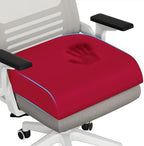 TranquilRelax 2XL Memory Foam Seat Cushion for Office Chair, 3.7-Inch, Red by Unknown