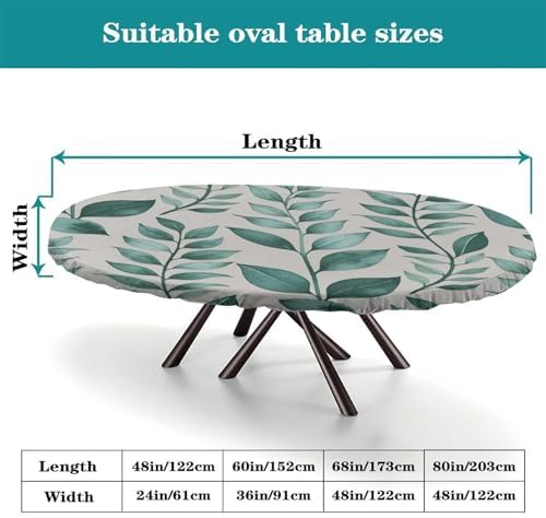 Table Pad Protector, Plaid Pattern Printed on Fitted Tablecloths, for Business & Events Birthday Parties, Fits for 42" x 60" Oval Tables - Image 4
