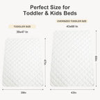 BEDSUM Cooling Toddler Comforter, Rayon Made from Bamboo, White - Image 4