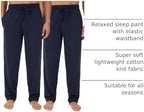 Fruit of the Loom Men's Extended Sizes Jersey Knit Sleep Pajama Lounge Pant (1 & 2 Packs) - Image 4