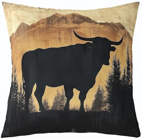 Feelyou Bear Rustic Throw Pillow Covers 20" x 20" - Image 3