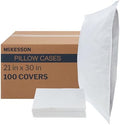 McKesson Pillow Covers Bulk Pillowcase, White, 21 x 30 in, 400 ct by McKesson