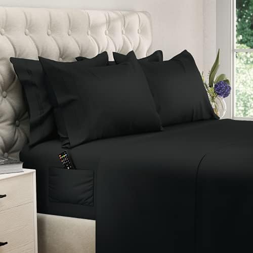 DREAMCARE King Size Sheets Set - 6 pcs Breathable Cooling Sheets King Size by DREAMCARE