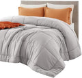 Bedsure Comforter Duvet Insert - Quilted Comforters King Size, All Season Duvet, GentleSoft Down Alternative Bedding, with 8 Tabs, Gifts for Women/Men, Light Grey, King 90 x 102 Inches by BEDSURE