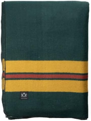 Arcturus Rainier Wool Blanket - Warm, Heavy, Washable, Bed Blanket | Great for Home & Camping (Fort Vancouver, Queen) by Arcturus