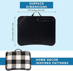 LAPGEAR Designer Lap Desk – Buffalo Check, Fits 15.6” Laptops - Image 5