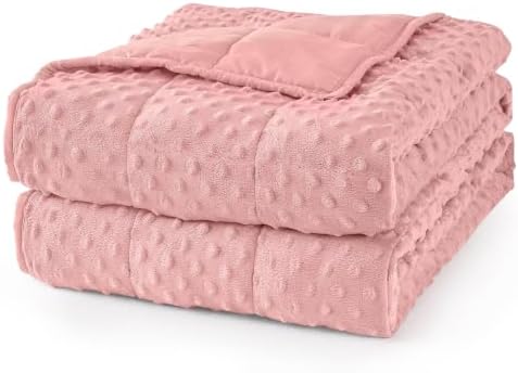Mr. Sandman Cooling Weighted Blanket for Adults, Queen Size 15 lbs, 48″x72″ by MrSandman