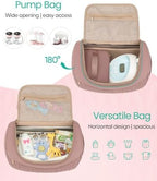 Qualyphant Breast Pump Bag for Spectra S1/S2 & Medela with Insulated Cooler - Image 6