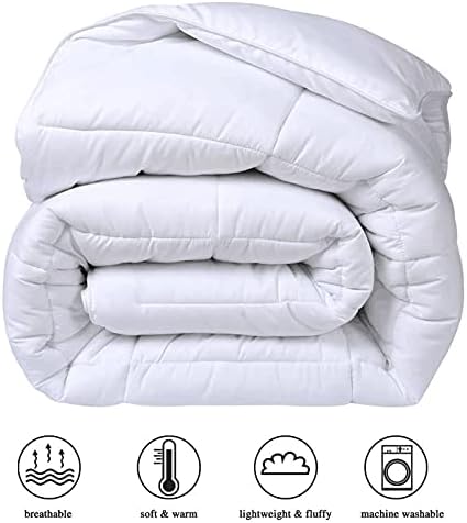 COHOME All-Season King Size Cooling Comforter Duvet Insert - White - Image 2