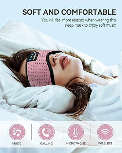 MUSICOZY Bluetooth Sleep Mask Headphones and Travel Storage Case Bundle - Image 4