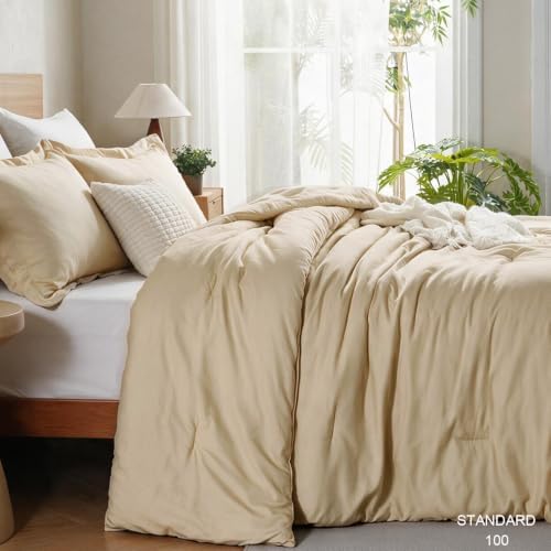 Homelike Moment King Size Comforter Set 3 Piece, Lightweight Soft Bed Sets - Image 5