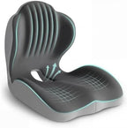 Ergonomic Seat Cushion with L-Shaped Design for Office Chair (Grey) by StyleComfortforEveryHome