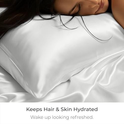 Mellanni Pure Silk Pillowcase Queen Size - Perfect for Hair and Skin - Image 4