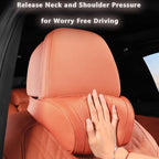Copenrain Car Headrest, Memory Foam Car Headrest Pillow ( White 2Pcs ) - Image 3