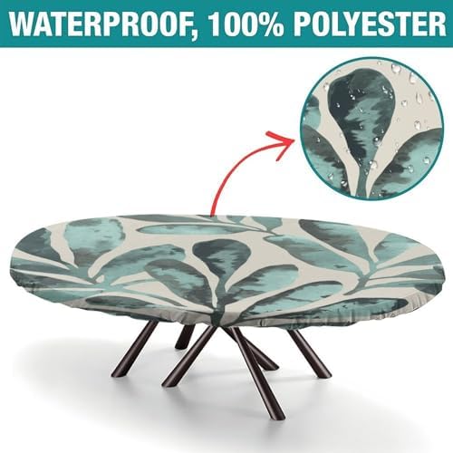 Tablecloth for Oval Table, Plaid Pattern Printed on Oval Elastic Tablecloth, for Parties & Celebrations Holiday Dinners, Fits for 42" x 60" Oval Tables - Image 2