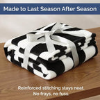 Zebra Print Blanket Kids Size - Flannel Fleece Luxury Kids Blanket - Image 6