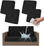 Smiry Waterproof Patio Cushion Covers, Stretch Outdoor Furniture Covers by Smiry
