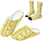 House Slippers for Women Washable Closed Toe with Cute Socks by Unknown