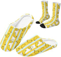 House Slippers for Women Washable Closed Toe with Cute Socks by Unknown