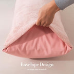 WhatsBedding Memory Foam Body Pillow with Cover, Long Bed Pillow for Adults - Image 3