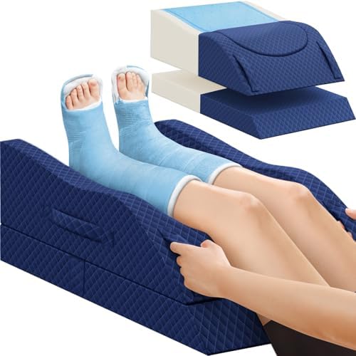 TranquilRelax Leg Elevation Pillows for After Surgery, Full Blue by Unknown