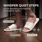 Travel Slippers for Women, Foldable, 5 Pairs, Pink and White US 5.5-8.5 - Image 3
