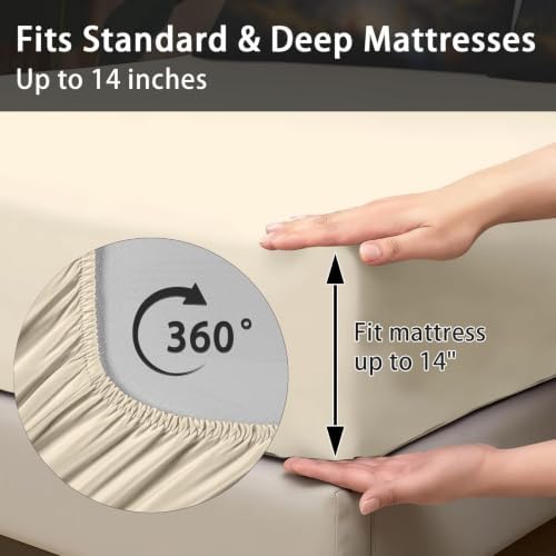 Pamnest Full Comforter Set with Sheets, 7 Pieces Fall Mountain Bedding - Image 4