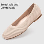 Frank Mully Women's Flats Square Toe Flats Comfortable Slip on Washable Ballet Flats Shoes for Women Dressy Work - Image 4