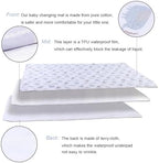 Waterproof Portable Baby Diaper Changing Pads,27.5"X37.5",2 Pack - Image 2
